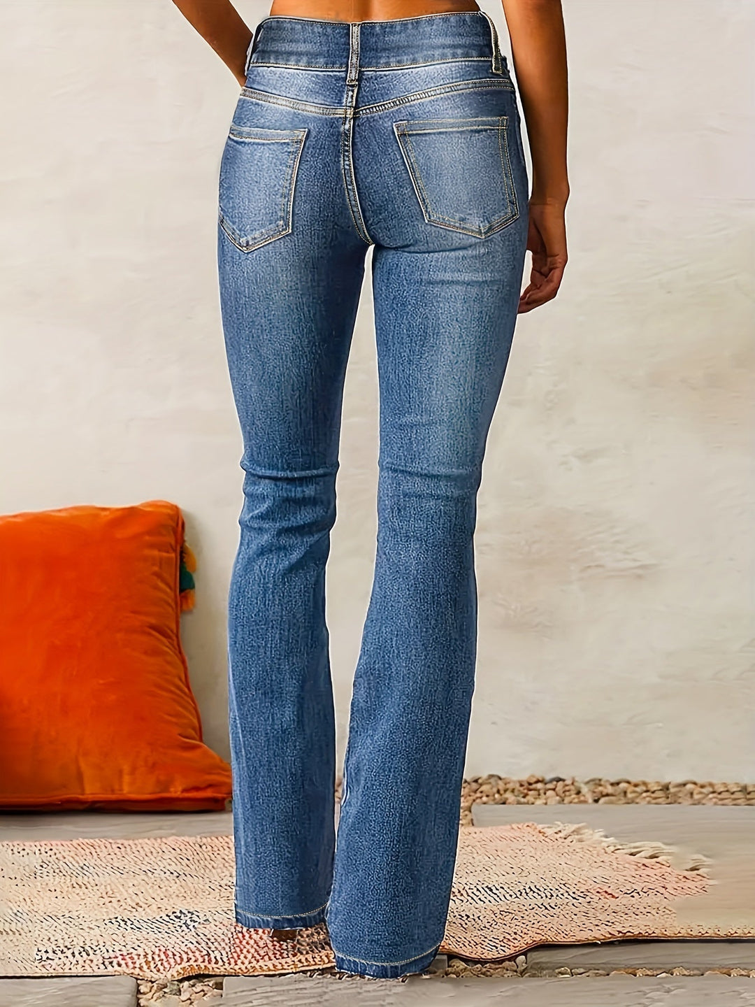 Monica | Trendy High-Waisted Flared Jeans