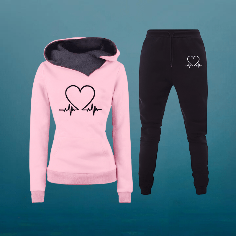 Eli | Love Heart Hoodie & Jogger Set