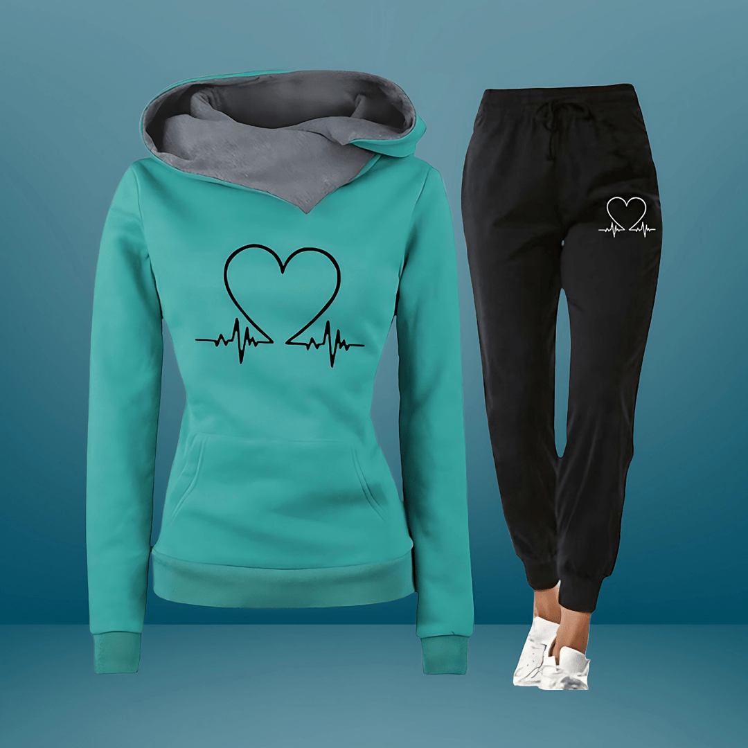 Eli | Love Heart Hoodie & Jogger Set