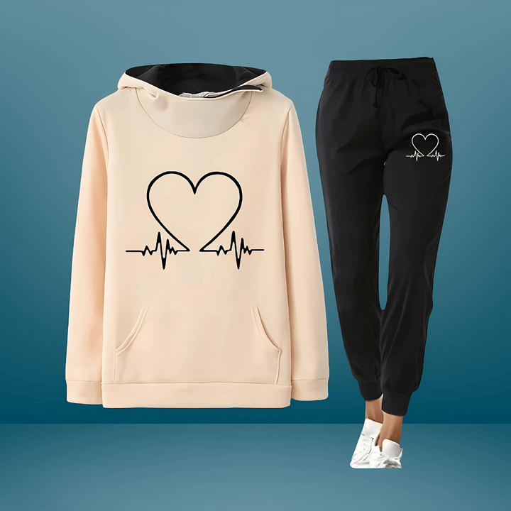 Eli | Love Heart Hoodie & Jogger Set