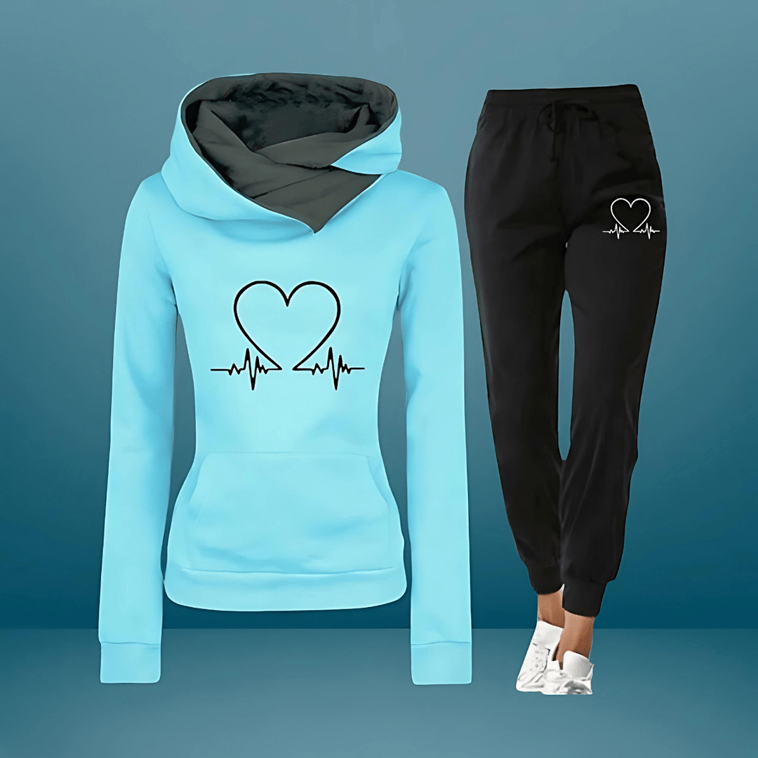 Eli | Love Heart Hoodie & Jogger Set