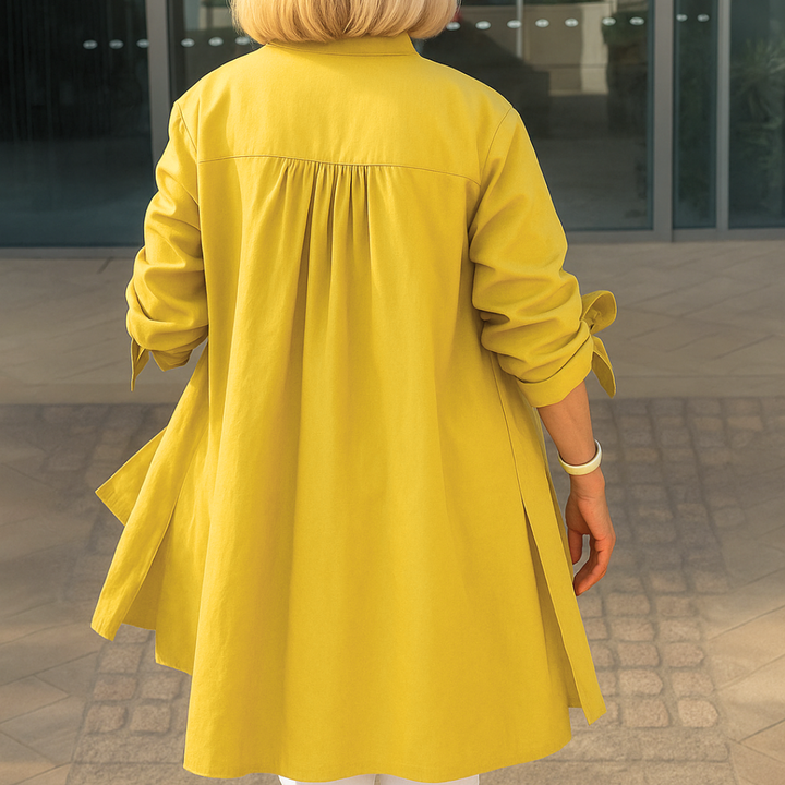 Louise | Elegant shirt blouse with bow sleeves