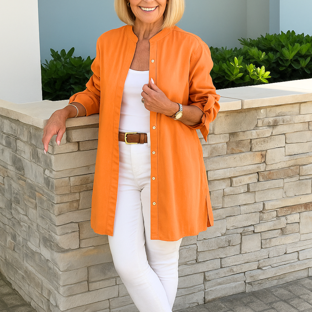 Louise | Elegant shirt blouse with bow sleeves