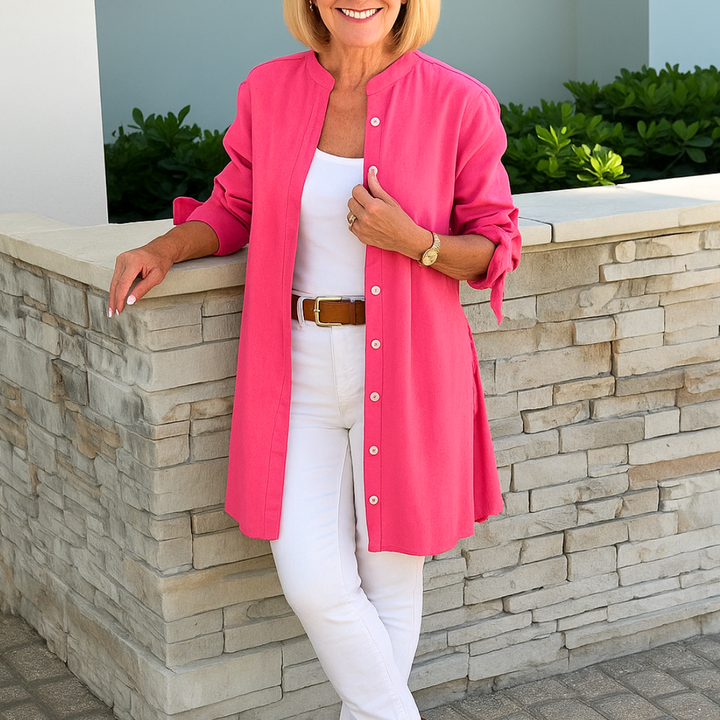 Louise | Elegant shirt blouse with bow sleeves