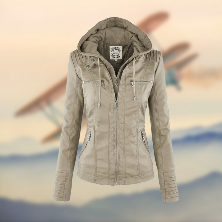 KAROLINE | The stylish and unique leather jacket