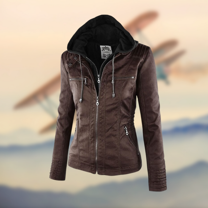 KAROLINE | The stylish and unique leather jacket