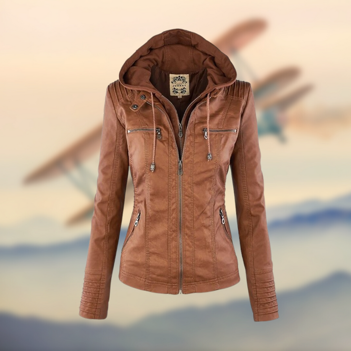 KAROLINE | The stylish and unique leather jacket