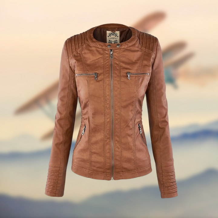KAROLINE | The stylish and unique leather jacket