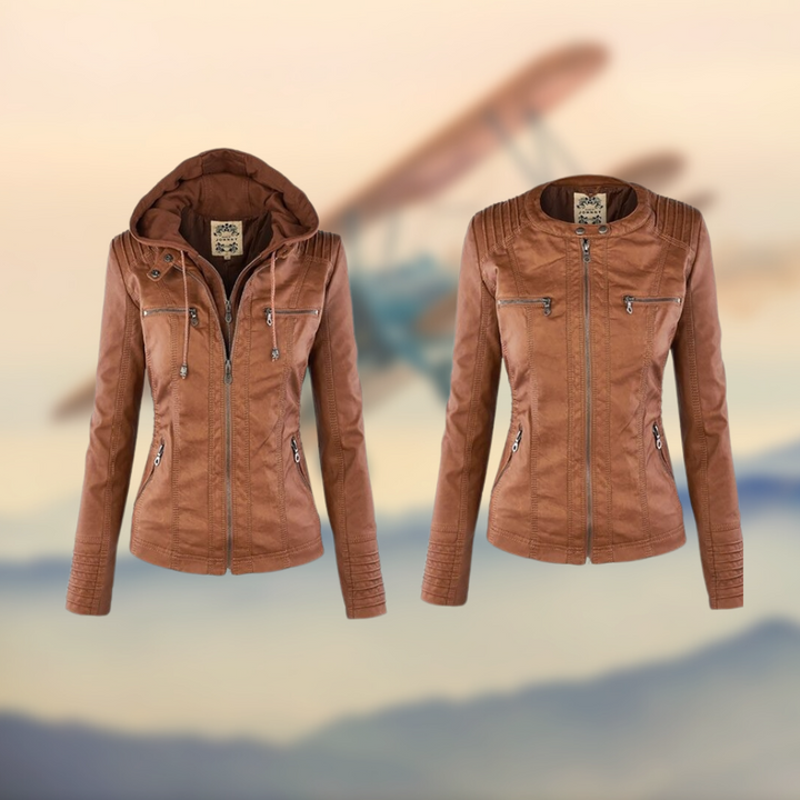 KAROLINE | The stylish and unique leather jacket