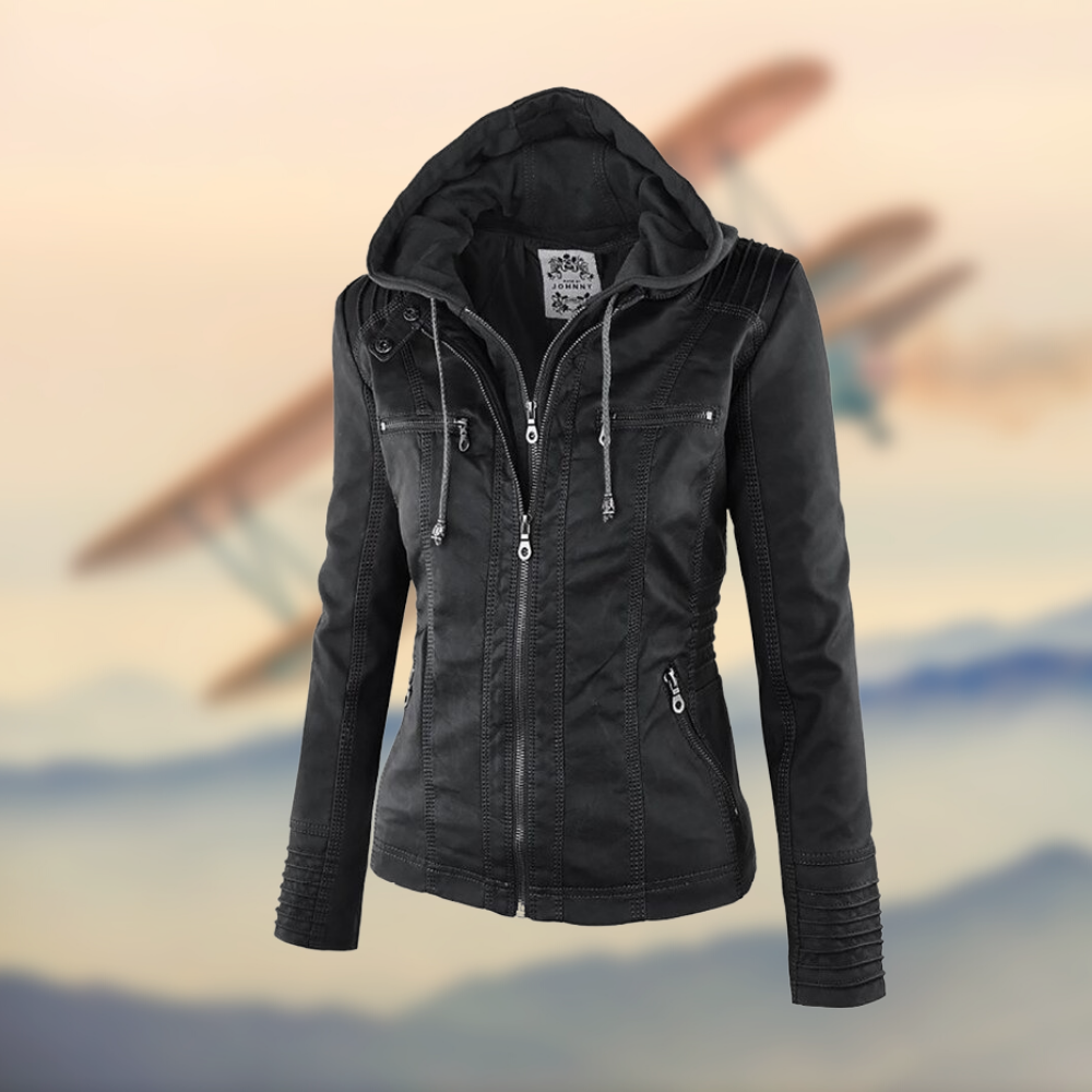 KAROLINE | The stylish and unique leather jacket