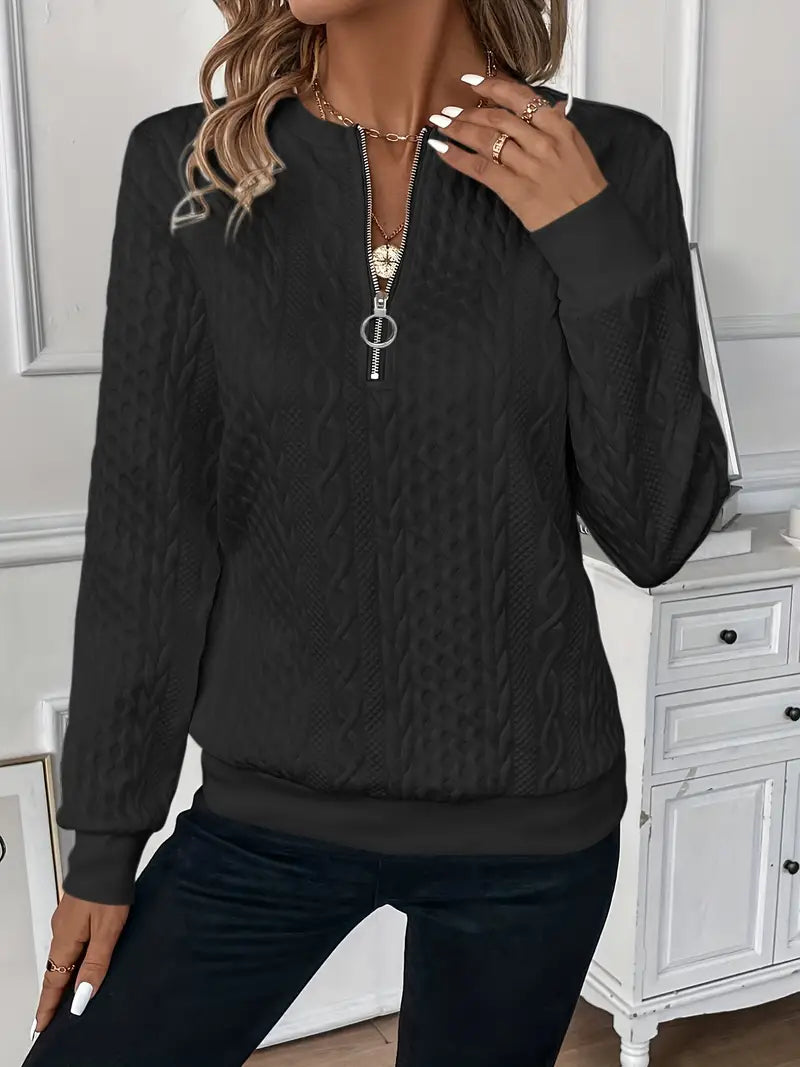 Evi | Sweater with Zipper