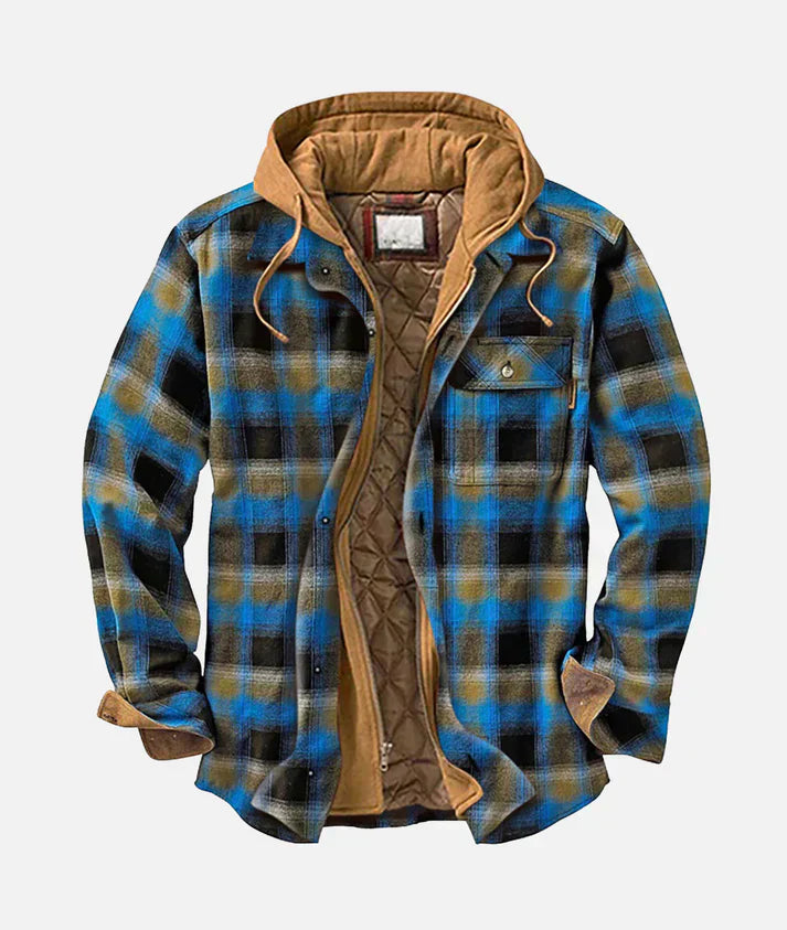 Ralph | Elegant Patchwork Plaid Jacket