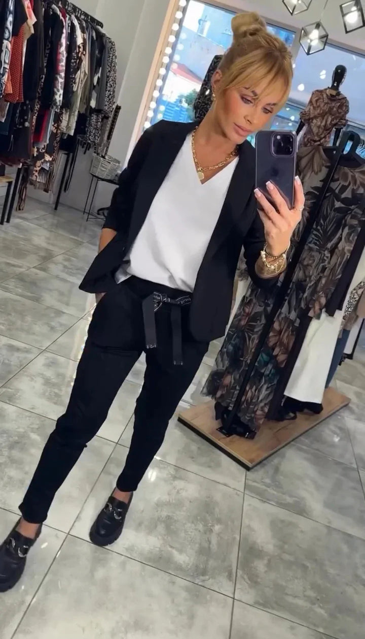 Olivia | Elegant Two-Piece Blazer & Pant Set