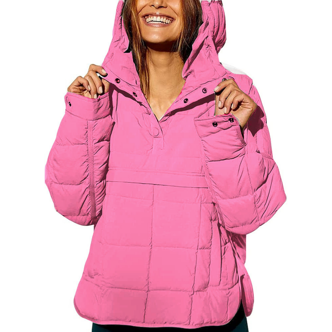 Jessica | Oversized Hooded Pullover Hooded Jacket