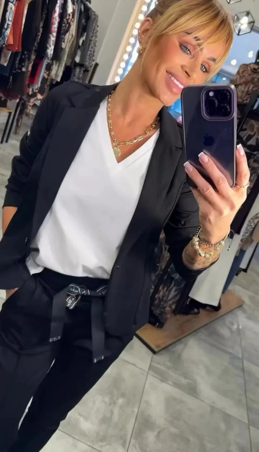 Olivia | Elegant Two-Piece Blazer & Pant Set