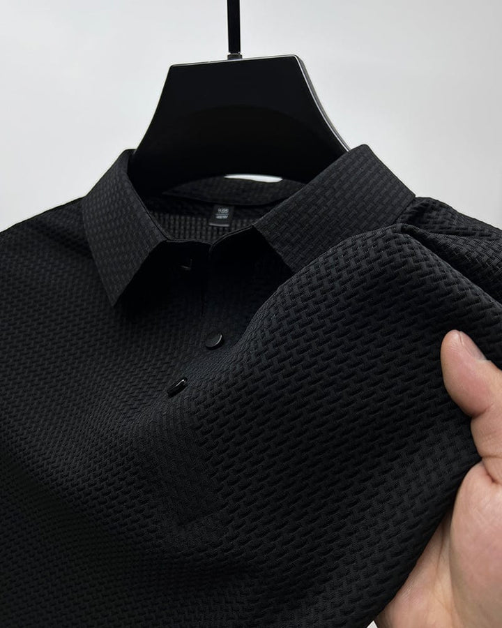 David | Stylish Textured Polo Shirt for Men