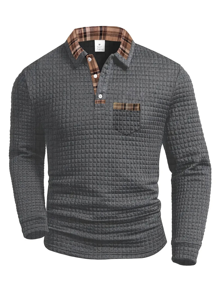 Leo | Checkered Polo Shirt