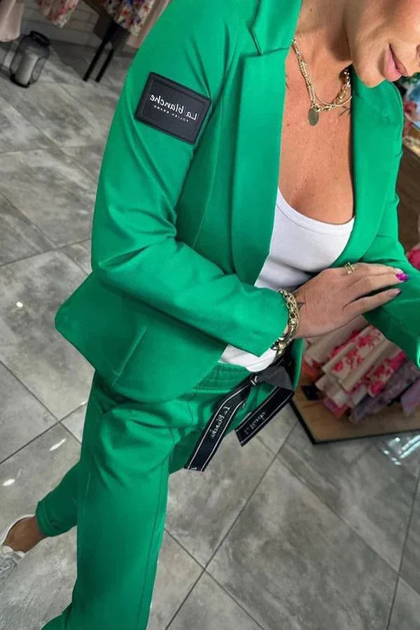 Olivia | Elegant Two-Piece Blazer & Pant Set