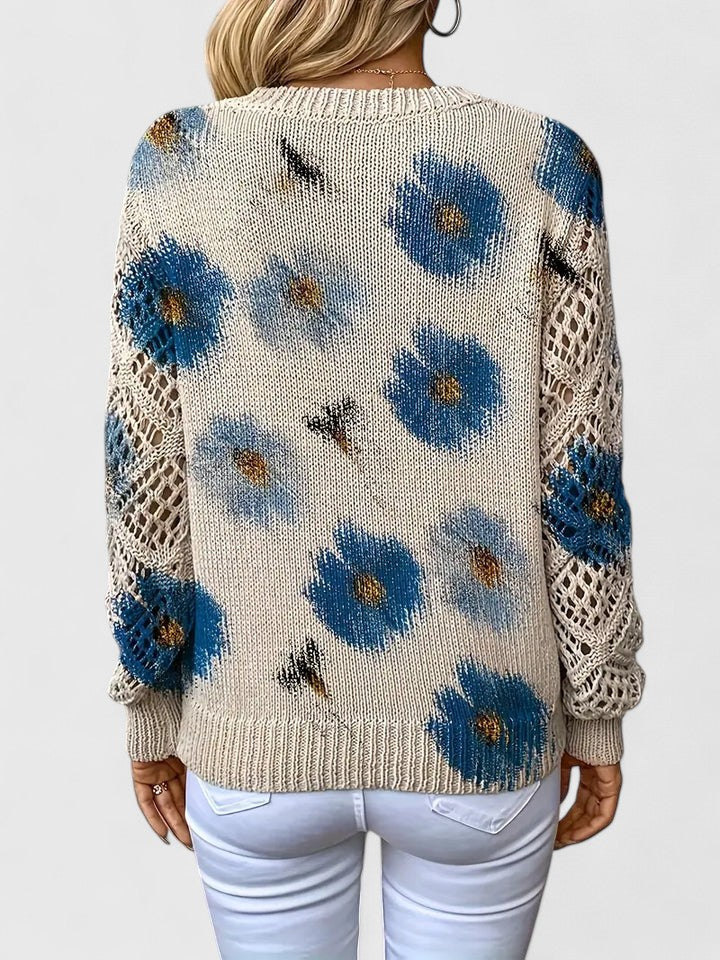 Aurelia | Elegant sweater with floral design